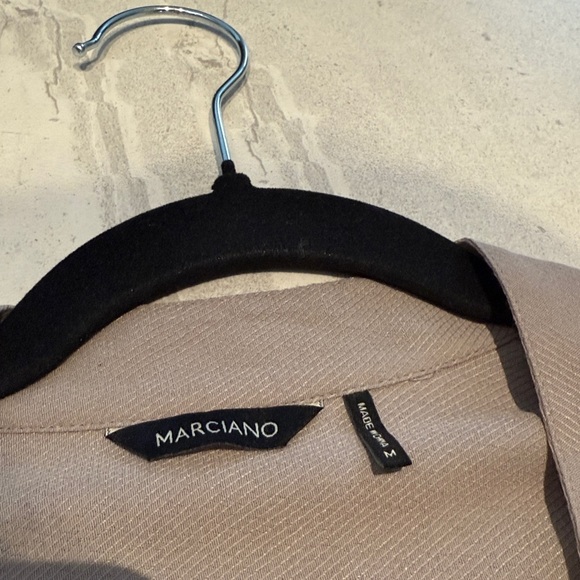 Marciano Beige Long Sleeve Blouse - Picture 3 of 6